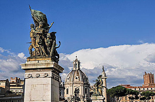 圣坛,国家纪念建筑,威尼斯广场,罗马,意大利