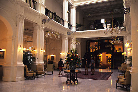 新加坡,莱佛士酒店,大厅