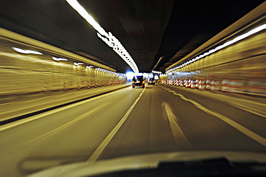 隧道,慕尼黑,巴伐利亚,德国,欧洲