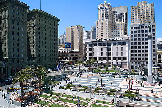 联合广场,旧金山,加利福尼亚,美国