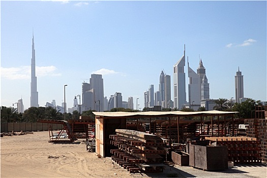 工地,迪拜,阿联酋