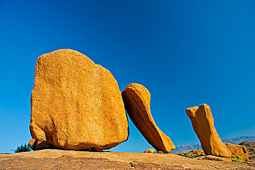 巨大,漂石,花冈岩,南方,摩洛哥,非洲