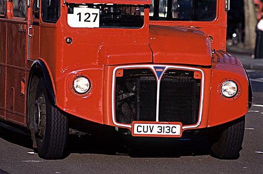 英国,伦敦,红色公交车