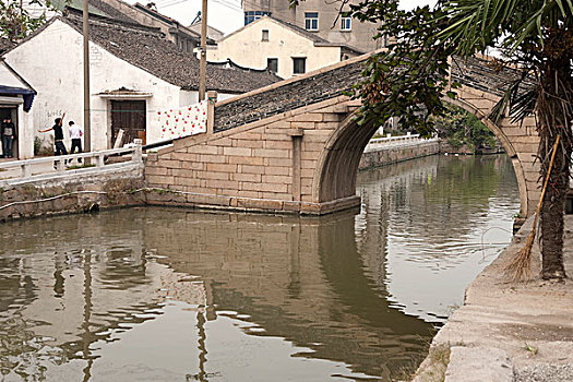 石桥,运河,苏州,中国