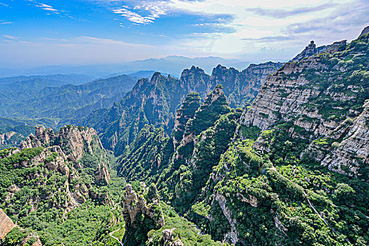 中国,河北,白石山景观