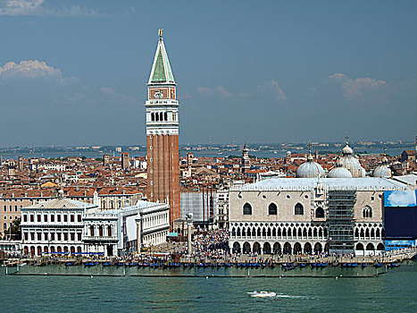 威尼斯,广场,风景,塔,教堂,圣乔治奥