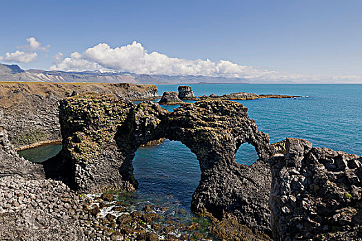 石拱,冰岛,欧洲