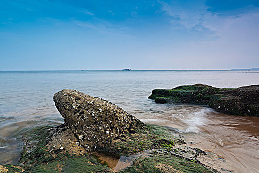 山东省威海市渤海湾海滨自然景观