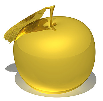金色苹果微信头像图片