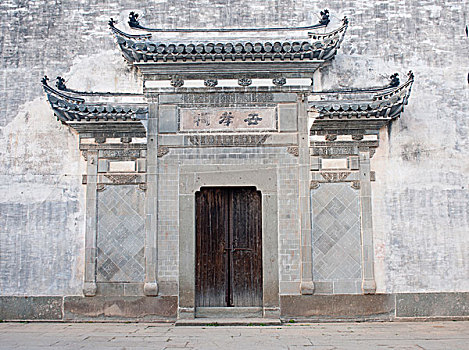 安徽歙县,棠樾村古建筑