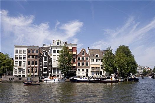 房子,阿姆斯特河,阿姆斯特丹,荷兰,欧洲