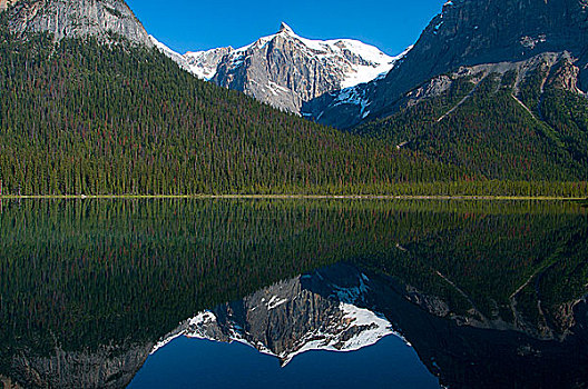 加拿大,不列颠哥伦比亚省,幽鹤国家公园,山脉,翡翠湖