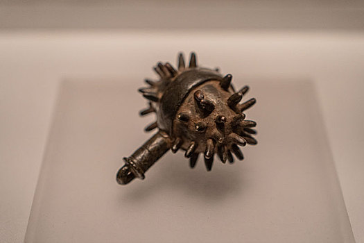 秘鲁印加博物馆藏印加帝国青铜武器头