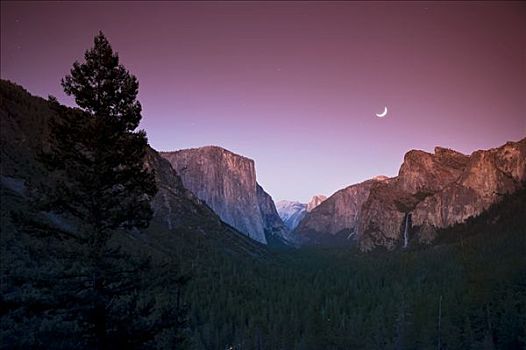 美国,加利福尼亚,优胜美地国家公园,优胜美地山谷,隧道,风景