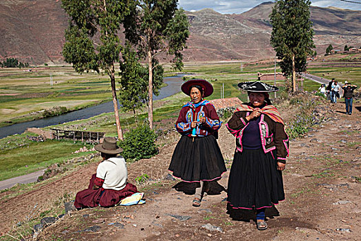 秘鲁人,女人,秘鲁,南美
