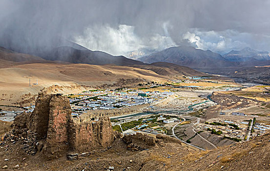 西藏阿里普兰风光