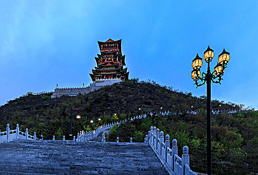 定都峰,定都阁,西山,北京,门头沟,京西观景第一峰