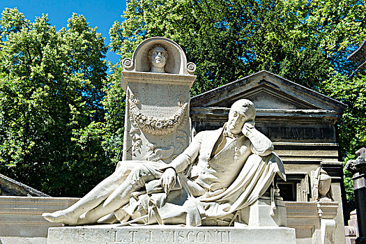 法国,巴黎,20世纪,地区,墓地,建筑师,雕塑