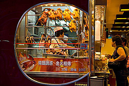 店,销售,鸡肉,香港