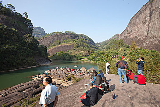 之字形,河,福建,中国