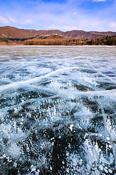 海兰湖冬景