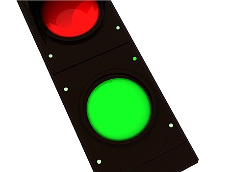 绿色,红绿灯