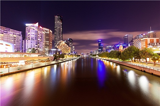 风景,亚拉河,墨尔本,澳大利亚