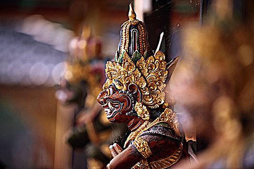 庙宇,雕塑,巴厘岛,印度尼西亚