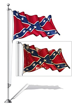 旗杆,南部联邦,叛逆
