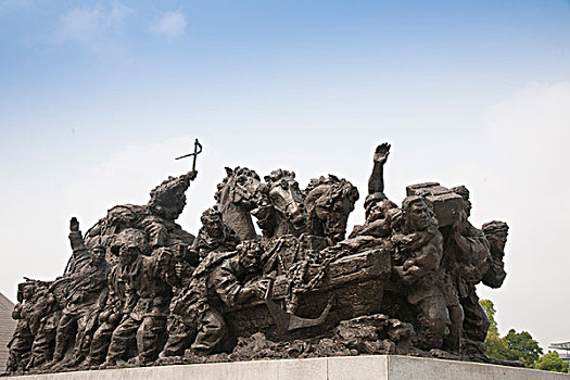 合肥渡江战役纪念塑像