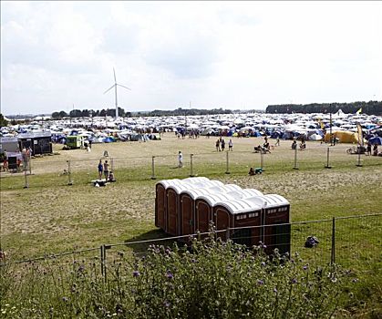 帐篷,便携,卫生间,节日,丹麦