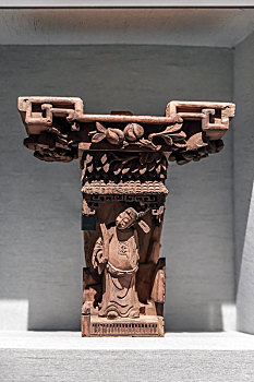 安徽博物院藏明代魁星点斗柱头木雕构件