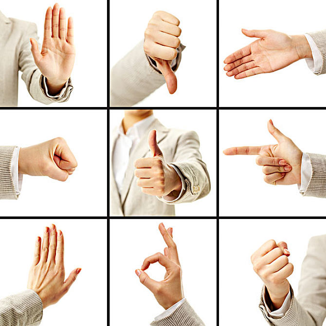 语言文字_手势_高清图片_全景视觉