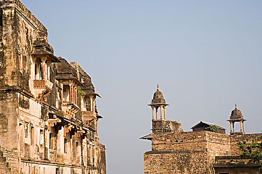 遗址,堡垒,瓜利尔,中央邦,印度