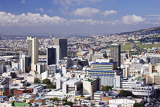 俯视,城市,开普敦,西海角,南非