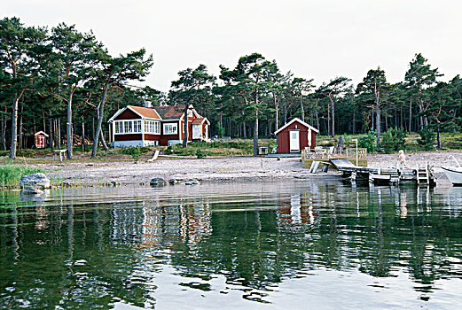 房子,水,瑞典