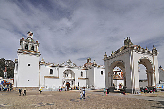 玻利维亚,科帕卡巴纳,大教堂