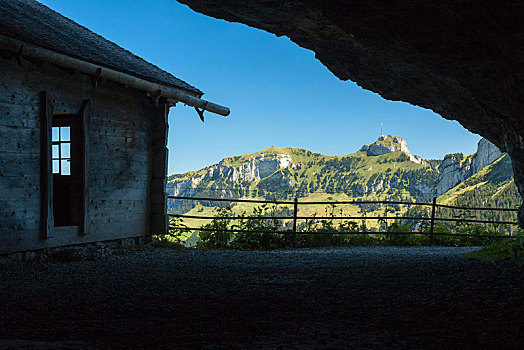 风景,洞穴,攀升,阿彭策尔,罗得斯,瑞士,欧洲