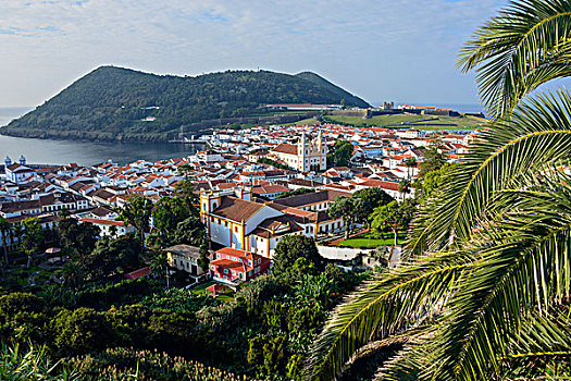 城镇风光,亚速尔群岛,葡萄牙,欧洲