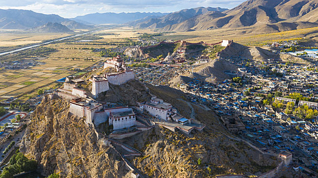 西藏日喀则江孜古堡