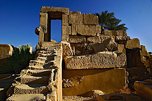 楼梯,门框,卡尔纳克神庙,现代,白天,路克索神庙,古老,底比斯,埃及