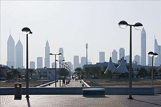 迪拜,天际线