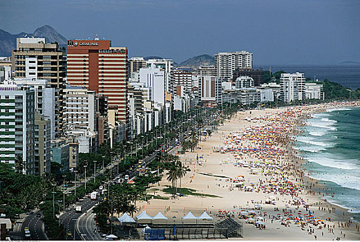 伊帕内玛海滩,里约热内卢,巴西