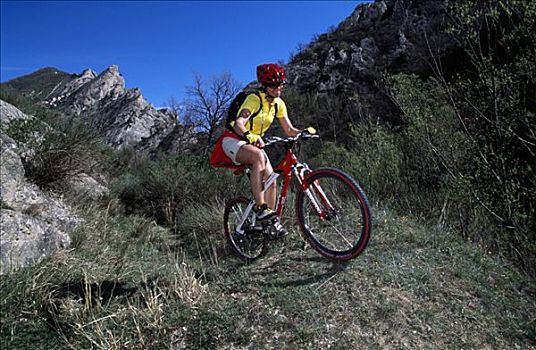 山地自行车,白云岩,巴西里卡塔,意大利