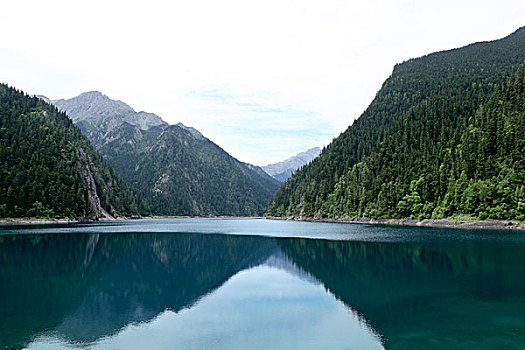 四川九寨沟的海子