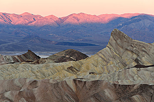 扎布里斯基角,日出,死亡谷国家公园,加利福尼亚,美国,北美