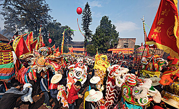 开平泮村灯会