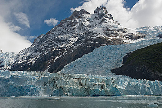 脸,冰河,洛斯格拉希亚雷斯,国家公园,卡拉法特,巴塔哥尼亚,阿根廷,世界遗产