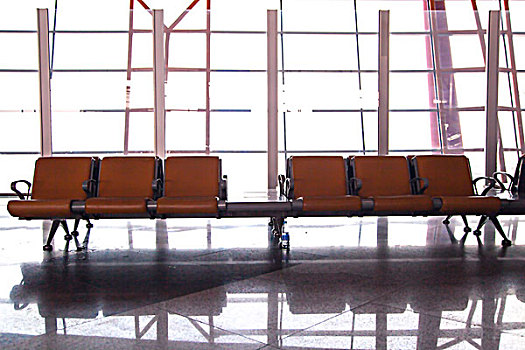 机场大厅的椅子