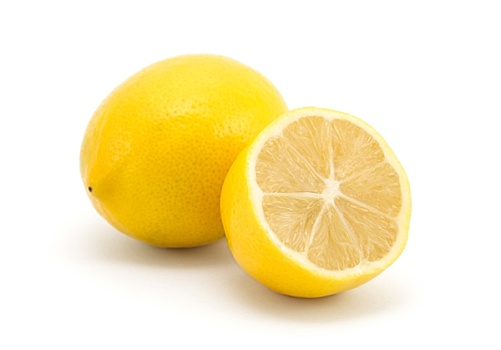 柠檬,白色背景,背景